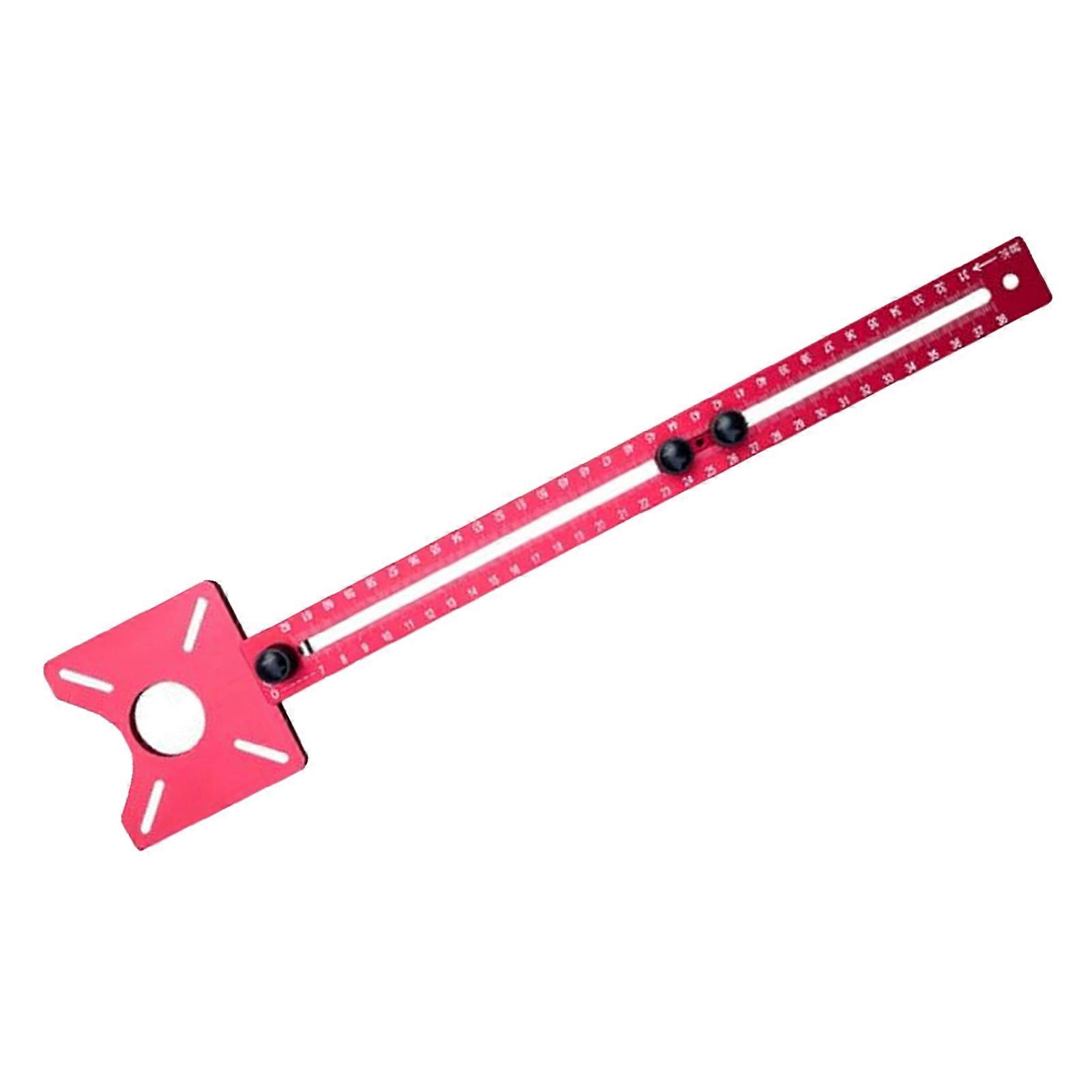 3 in 1 Router Milling Groove Bracket Removable Aluminum Alloy Base Circular Hole Slotting Locating Tool for Woodworking