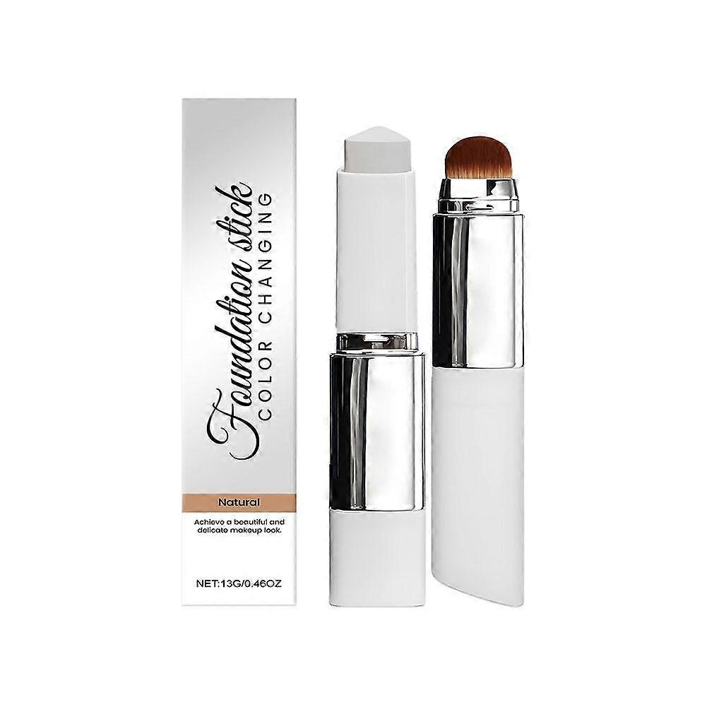 2-in-1 Color Changing Foundation Stick Lightweight Long Lasting Makeup For All Skin Types