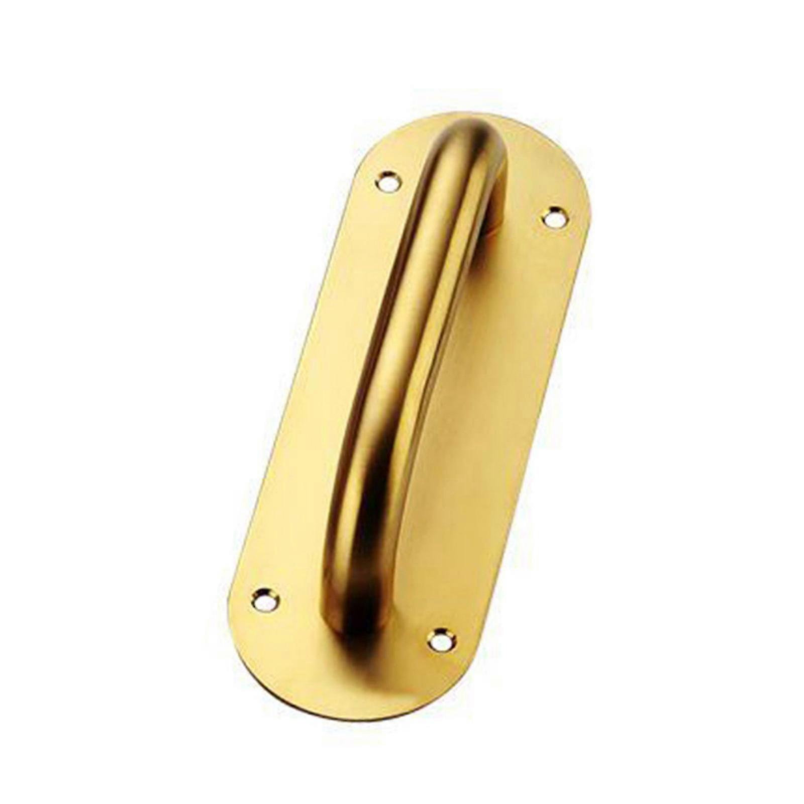 Large Stainless Steel Door Handle Pull and Push Plate Door Handle with Screws Use for Restaurant Bar