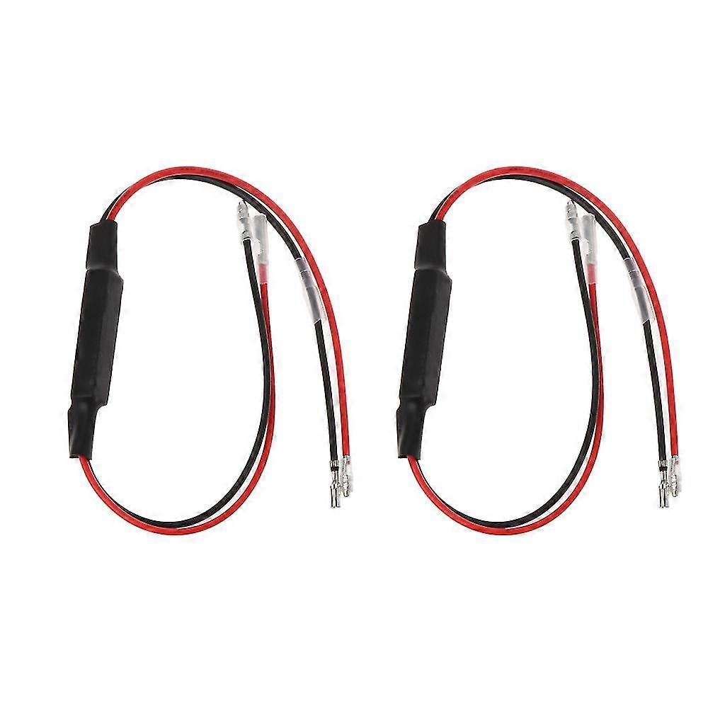 2Pcs LED Load Resistor Indicator Motorcycle Turn Signal Flash Blinker Fix Error