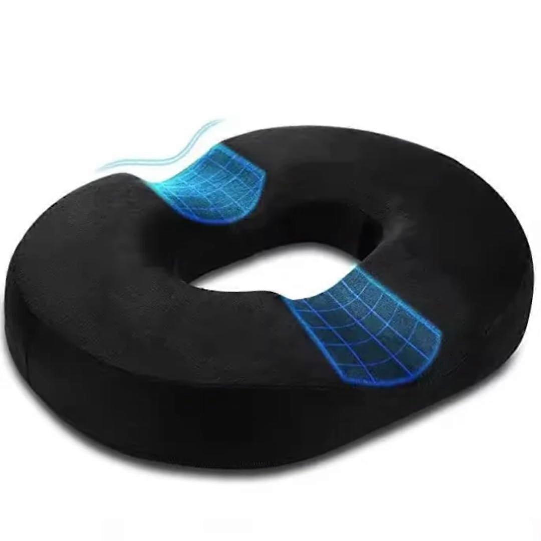 Donut Pillow Seat Cushion Memory Foam For Office Chair And Home Use, Ergonomic Donut Cushion
