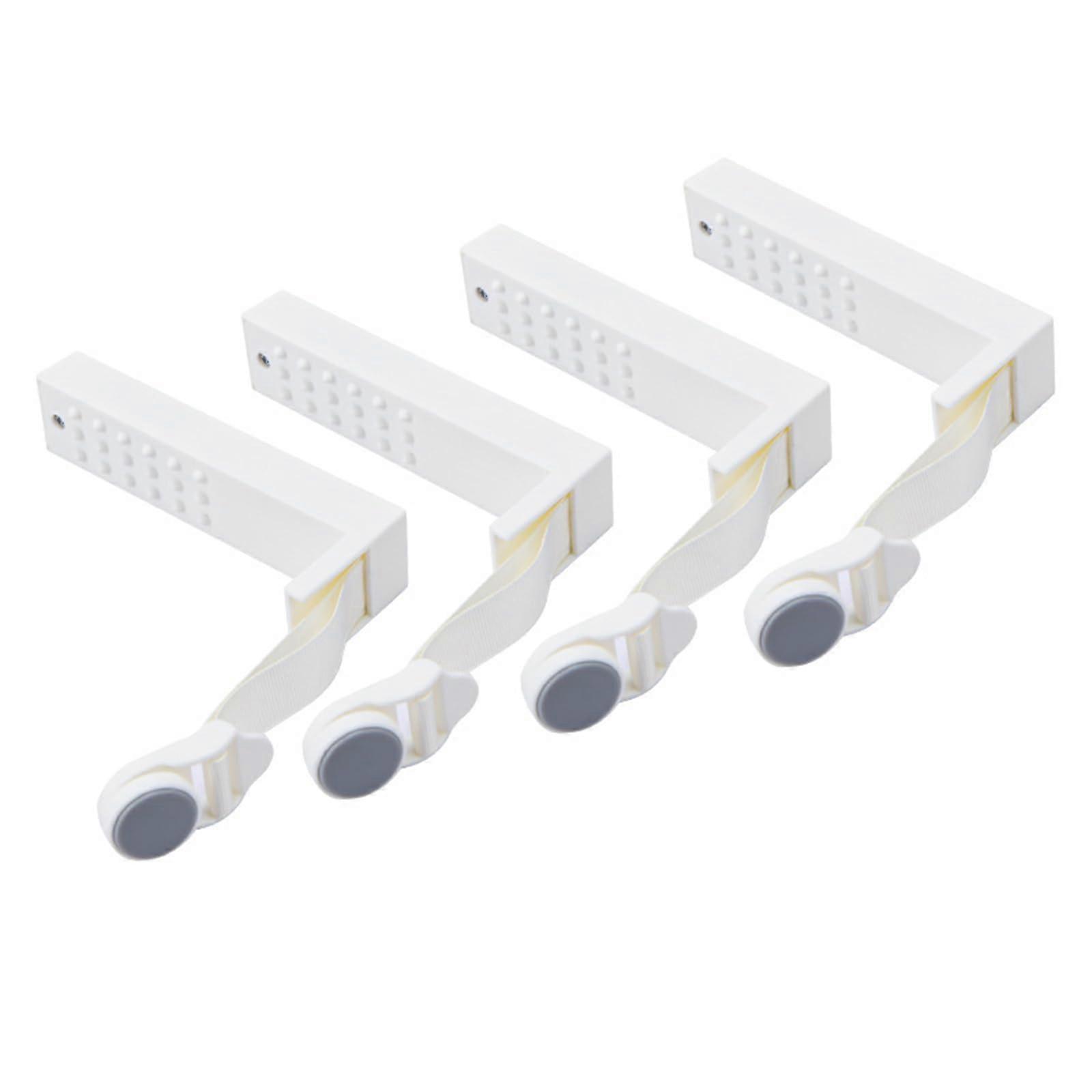 Bed Sheet Gripper Adjustable Straps  AntiSlip, Elastic Grey  Fits Most Beds, Bed Sheet Holder Fasteners