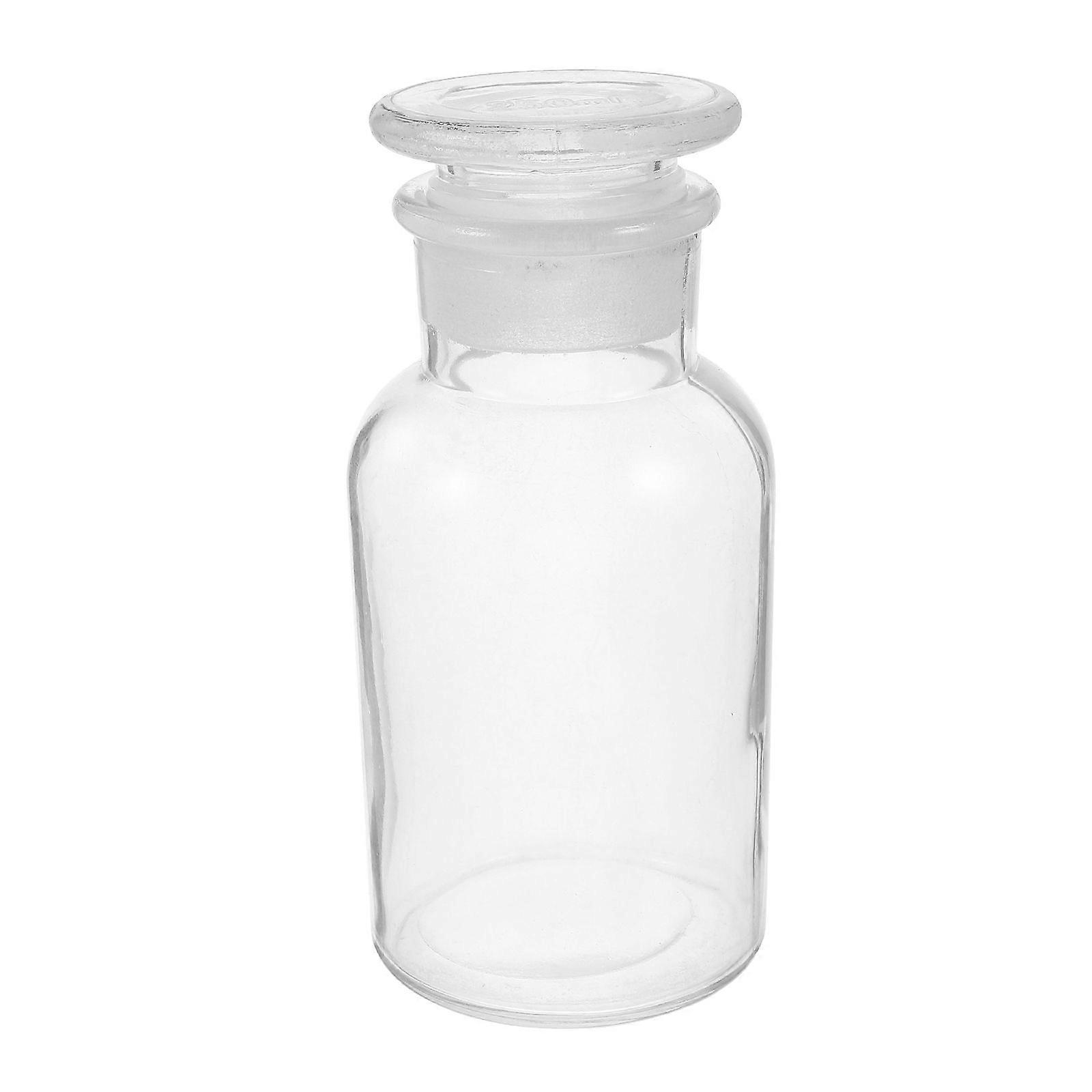 1pc Glass Reagent Bottle Small Mouth Reagent Bottle Laboratory Bottle Laboratory Accessory