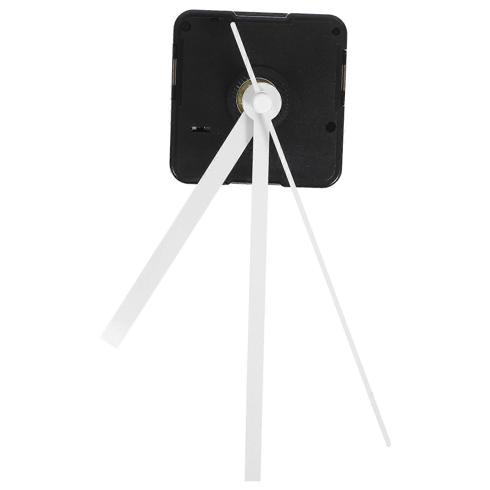 Silent Clock Movement Kits for DIY Clock Replacement (White Straight Clock Hand)