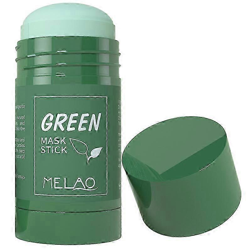 Green Clay Mask for Face, Poreless Deep Cleanse Mask, Blackhead Remover with Green Tea Extract, Deep Pore Cleansing, Moisturizing & Oil Control Green