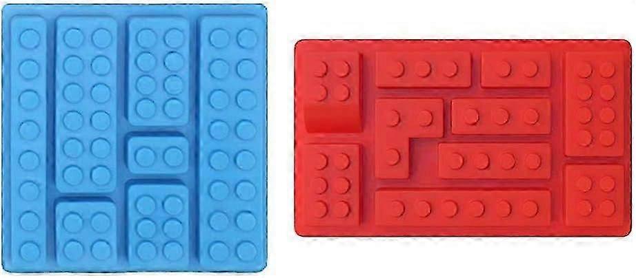Building Brick Ice Cube Tray - Silicone Mold for Candy