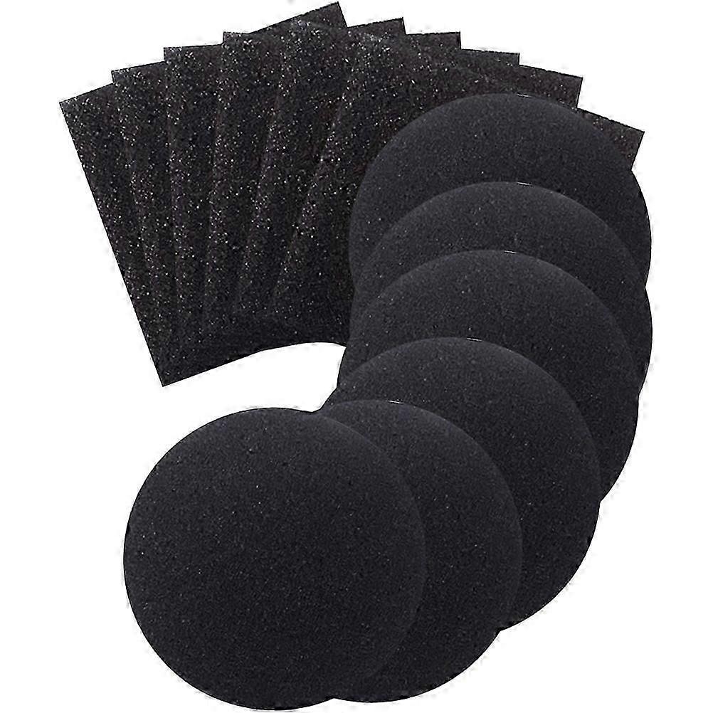 Charcoal Filter For Kitchen Compost Bin Odor Removal 16x16cm 24Pcs