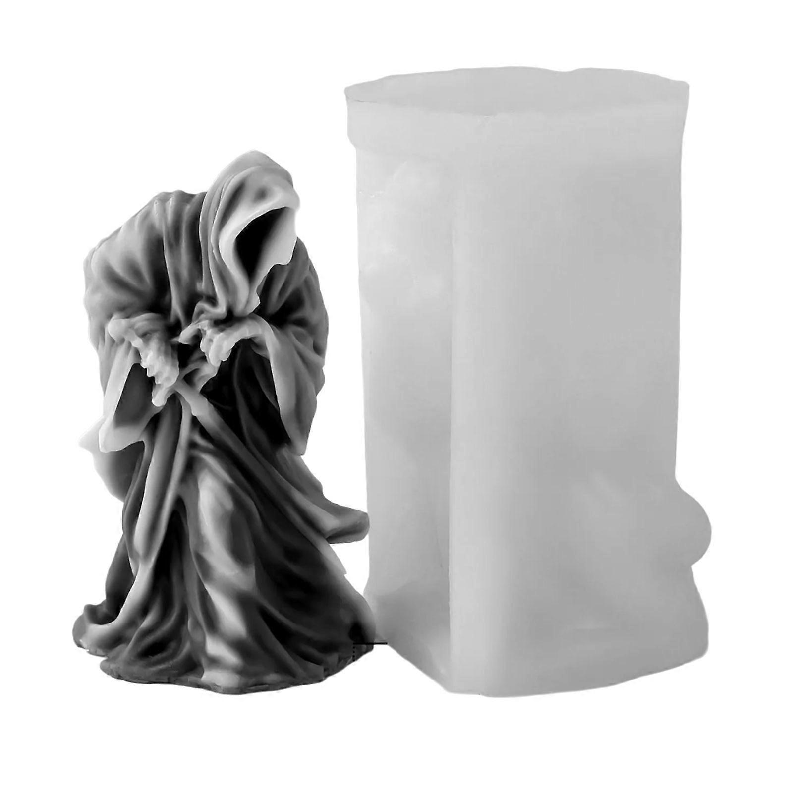 Swordman Shaped Candle Creation Set Heat Resistant Silicone Mould Ideal for Seasonal Craft and Projects Multicolor