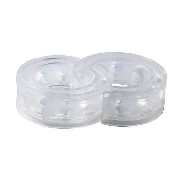 Car Shock Absorber  Transparent Buffer Spring Bumper Cushion (D)(2set, black)