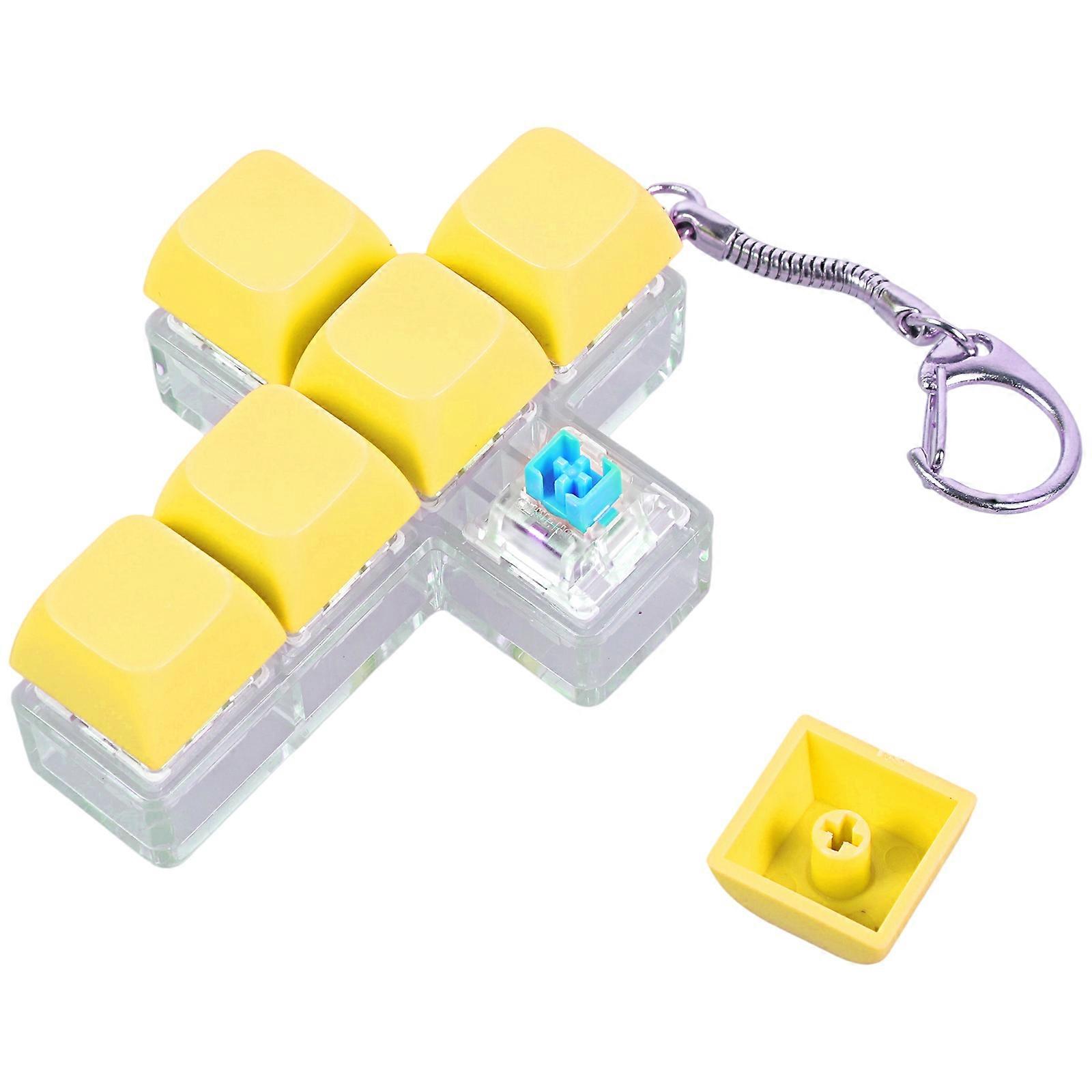 Multi Device Gaming Replace Tester High Exactness Bridge Shape for Seamless Controller Customization  Yellow