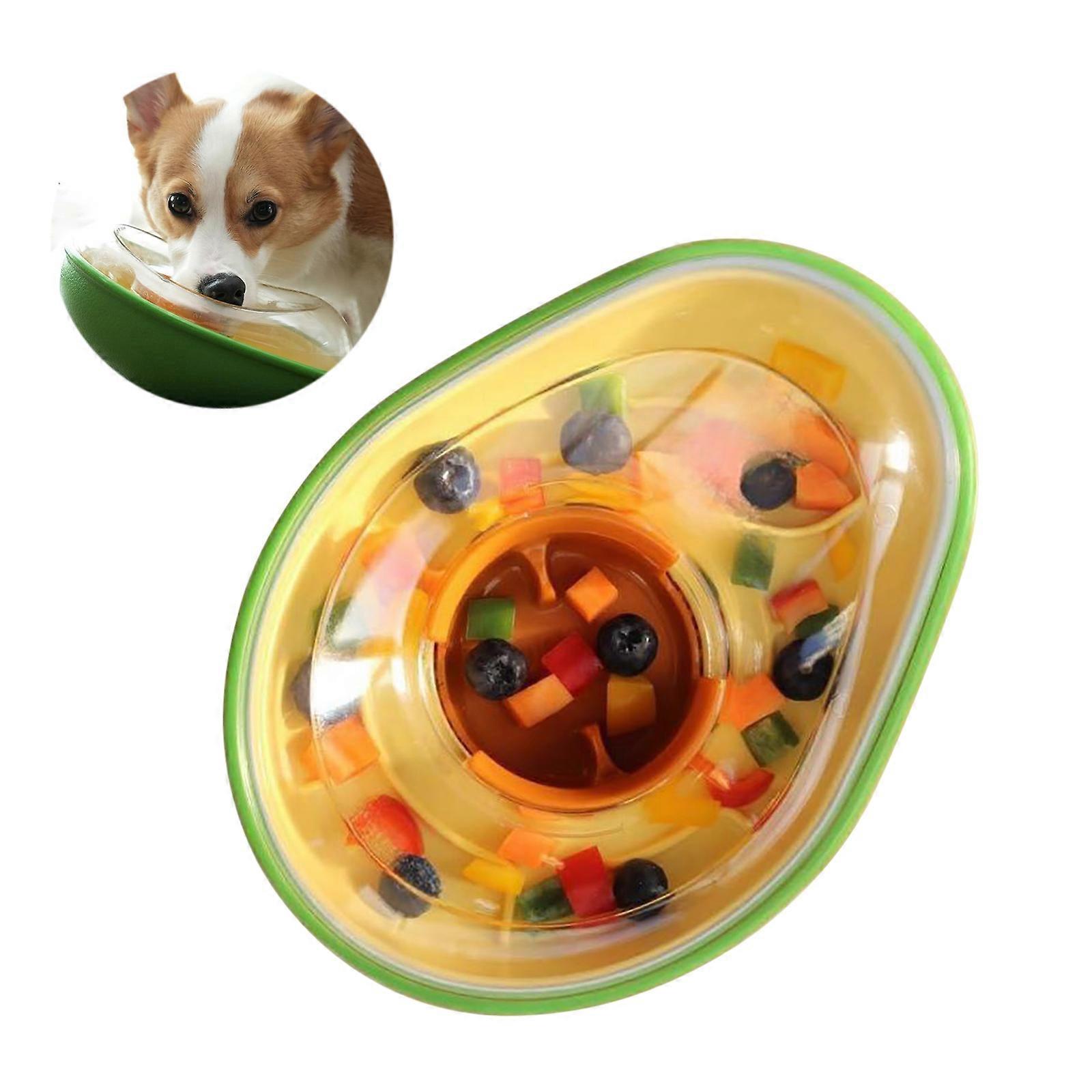 Interactive Puzzle Dog Toy Ball Design Leaking Food Slow Feeder Feeding Toy For Mental Stimulation Multicolor