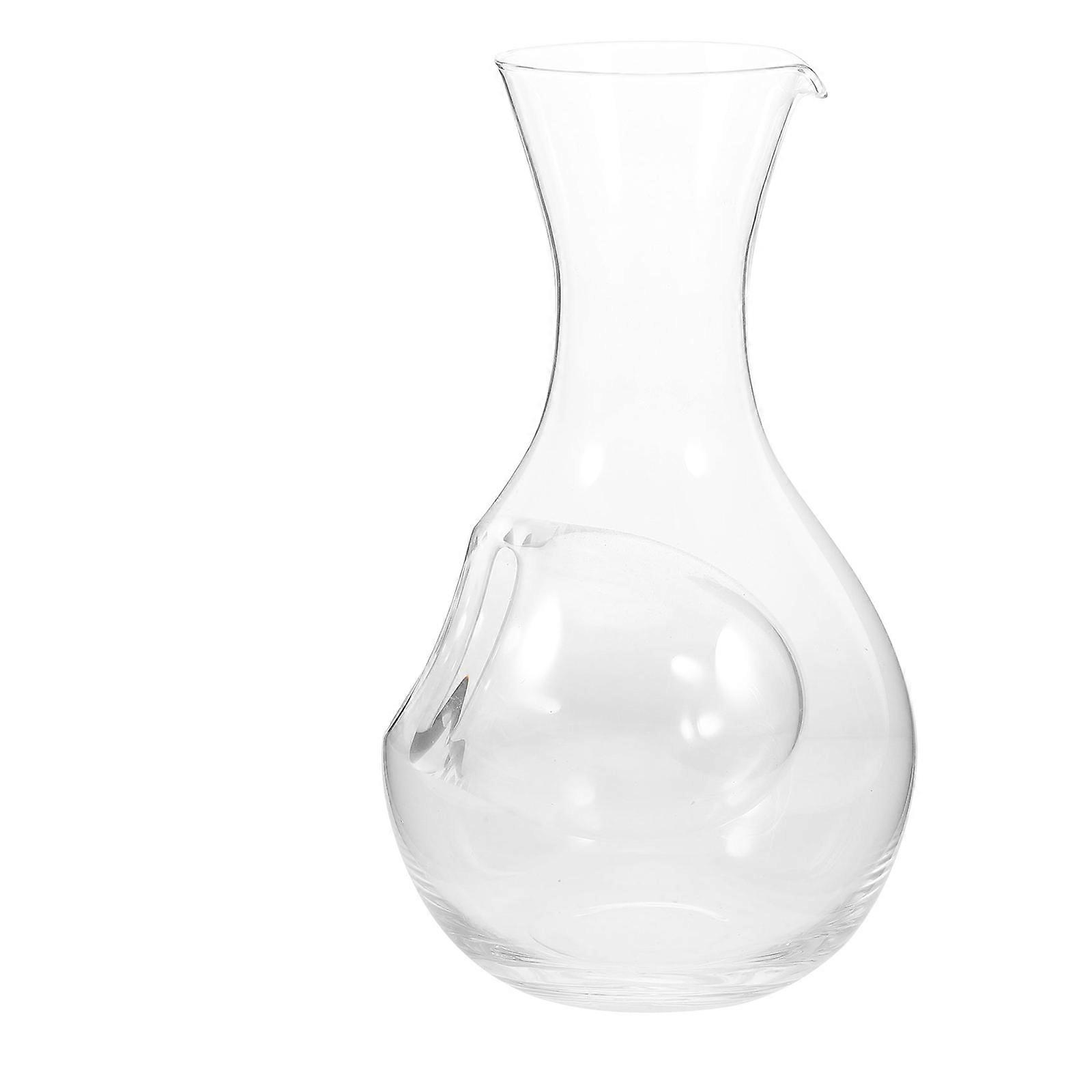 Cold Sake Server Glass Decanter with Ice Pocket for Home Use 300ml