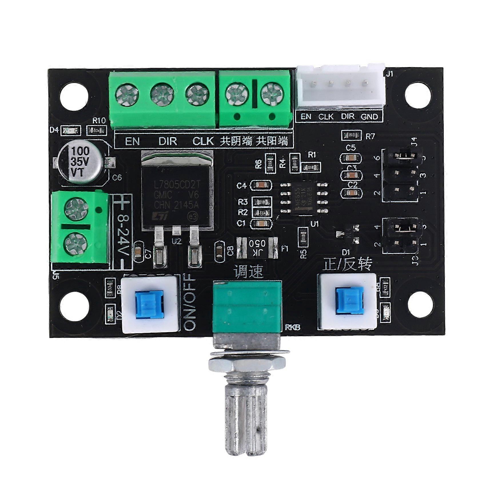 DC 12V 24V Stepper Motor Pulse Signal Generator Module for Stepper Motor Driver Controller Speed Regulator 8-24V