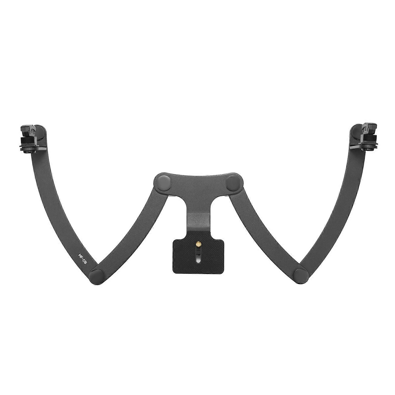 MFDB Double Head Mini Flash Stand Holder Support for MF12-DK1 Professional Equipments Dentists Essential Accessory Multicolor