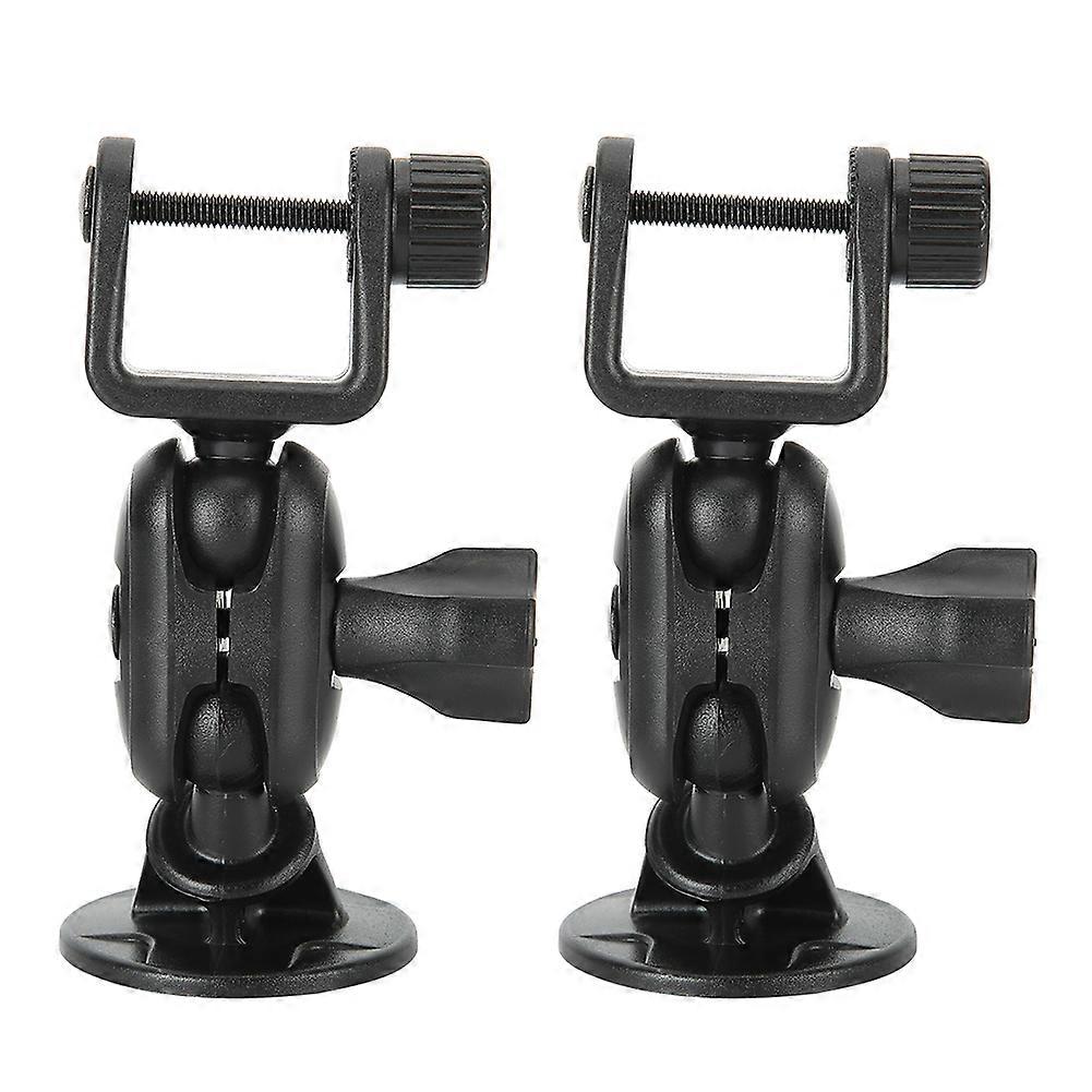 2pcs Mini Dash Camera Mount Bracket Dashboard Recorder Suction Cup 360 Degree Adjustable Universal(UShape Head )