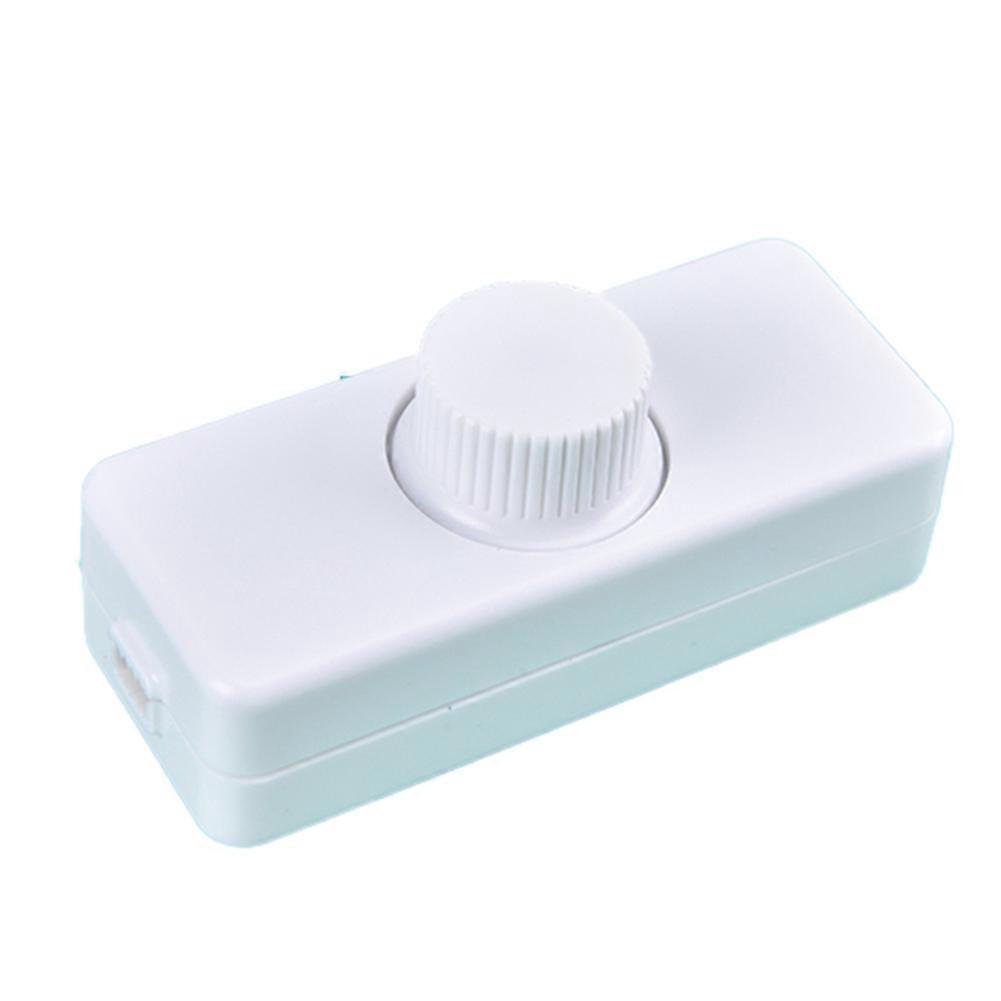 1PCS Adjustable LED Dimmer 220V Lights Switch Lighting Button Dimmer Controller White