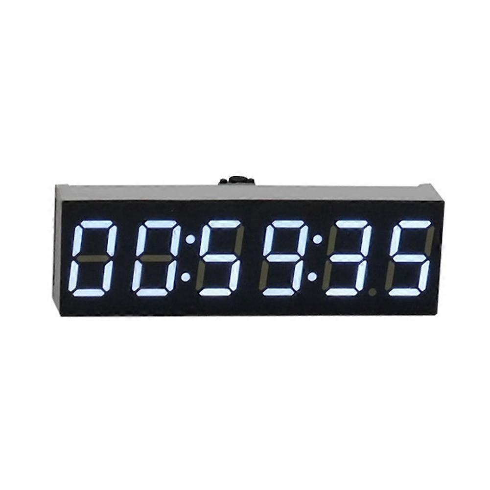 0.36 Inch 6-Bit Clock LED Digital Electronic Clock W Second Display Module Power Off Memory Brightness Adjustment -D