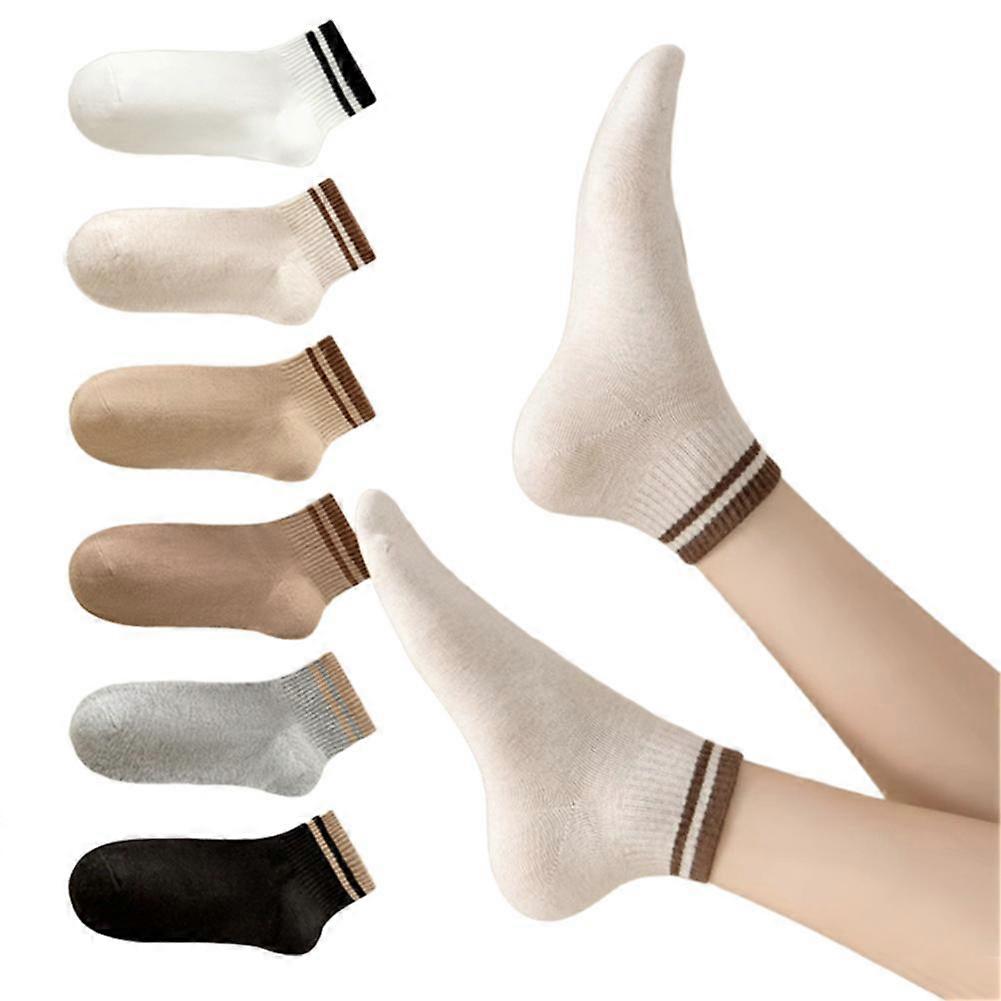 Women'S Summer Socks - Lightweight Short Socks For Spring And Fall - Solid Color