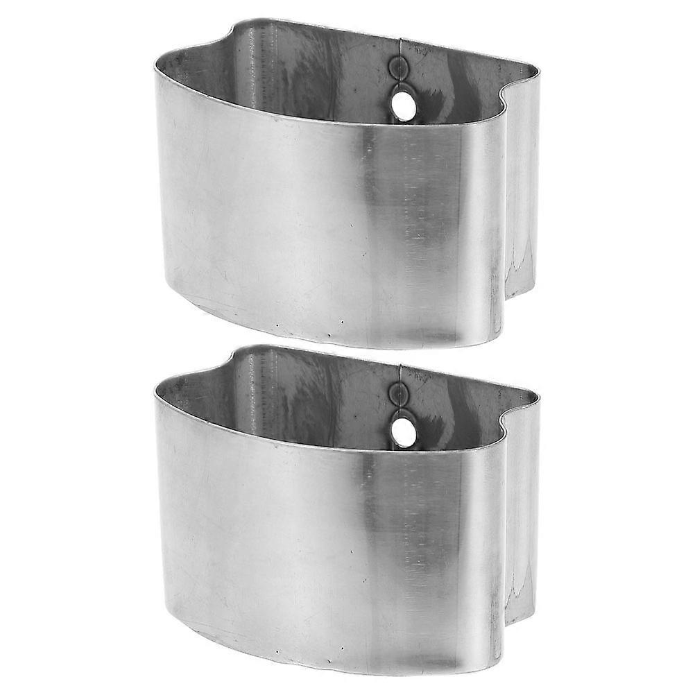 Railing End Cap Replacements Handrail End Caps Enhance Safety Aesthetic And Practical Silver 2Pcs