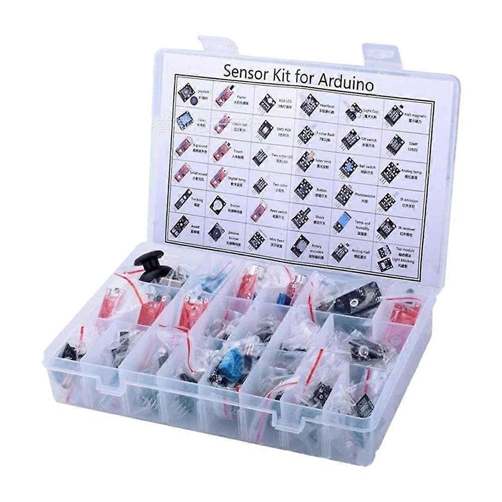 jixopn 45 in 1 Sensor Kit Better Than 37 in 1 Sensor DIY Kit for Arduino (In Bag)