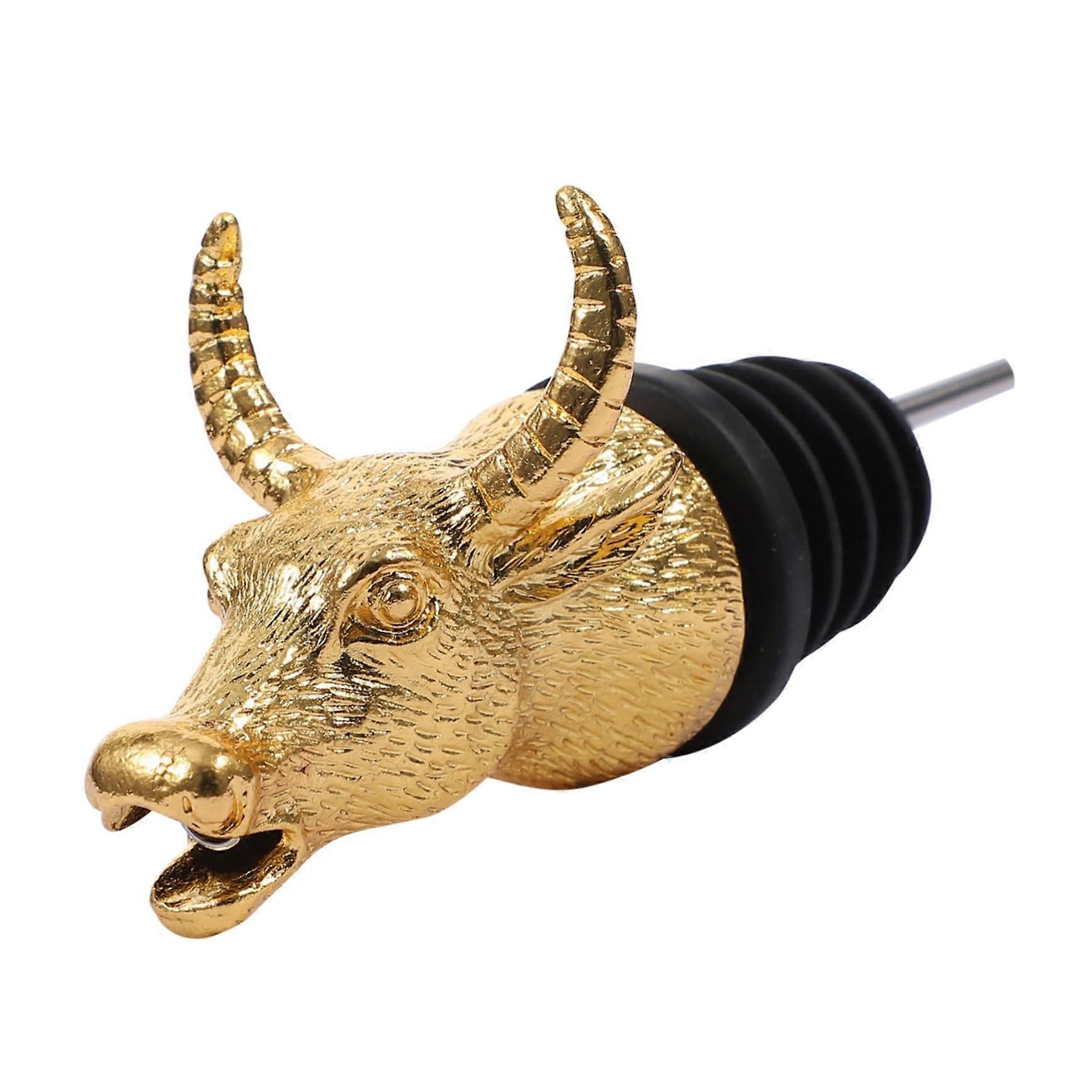 Animal Wine Pourer Aerator Zinc Alloy Bottle Stopper for Smooth Serving at Parties and Gatherings