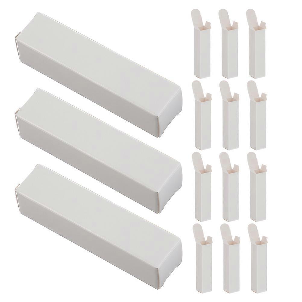 Rectangle Lipstick Packaging Boxes Kraft Paper Lip Balm Storage Case 50Pcs