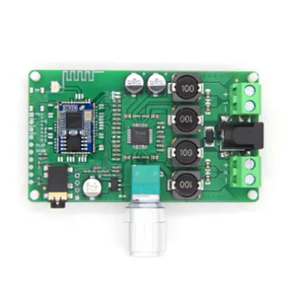 LDAC Bluetooth 5.1 QCC5125 Lossless Decoding Knob AUX Input APTXHD Power Amplifier Board 10W 20W,A