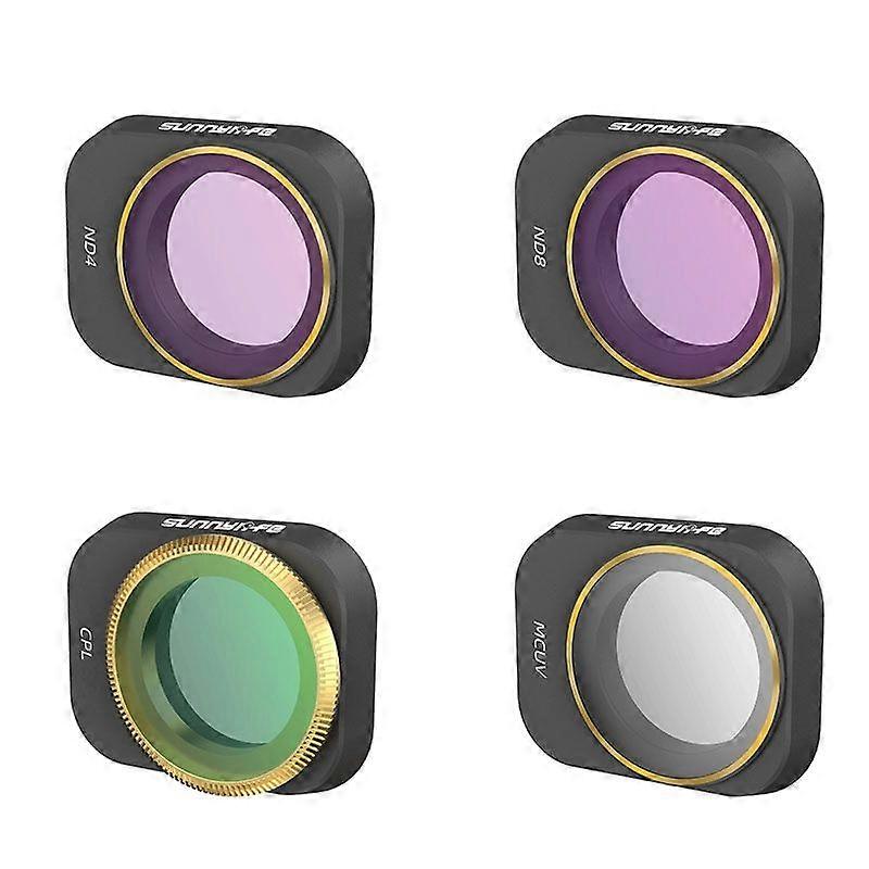 4 PCS / Set MCUV+CPL+ND4+ND8 Adjustable Filter For Mini 3 Pro