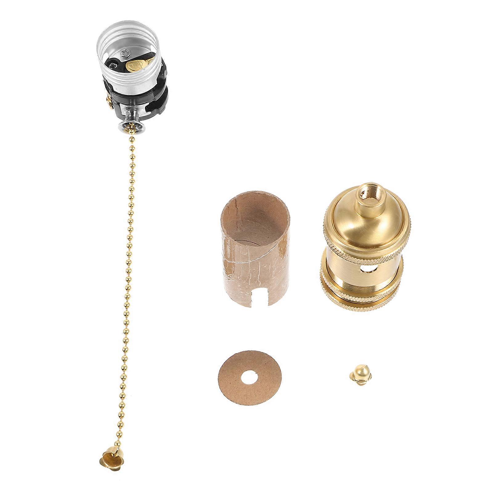 1 set di lampada a catena con interruttore a strappo E27, portalampada, accessorio per plafoniera