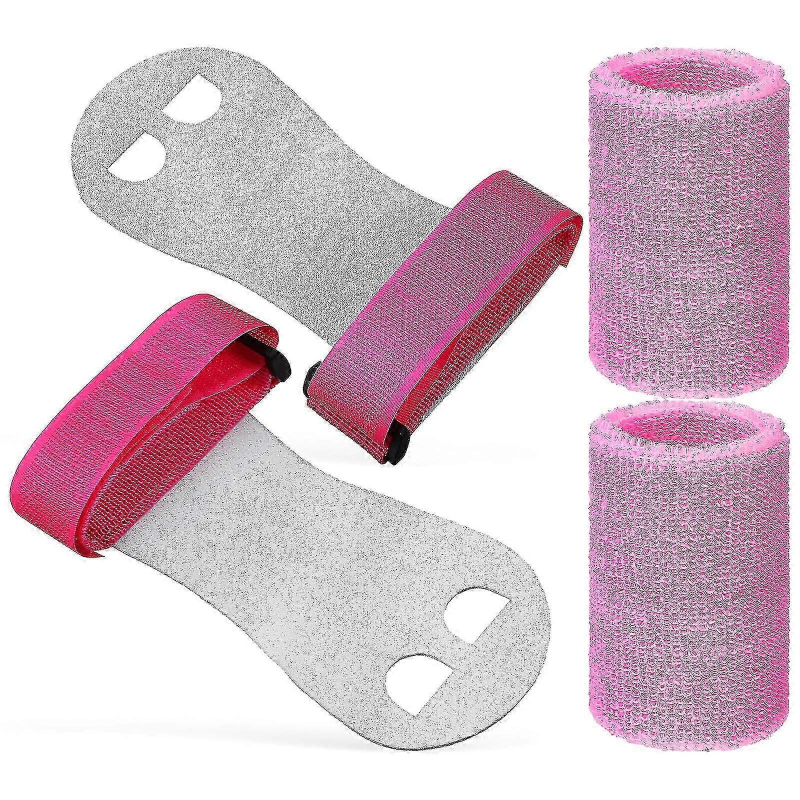 4 Pcs Gymnastics Bar Grips & Wrist Support Bands