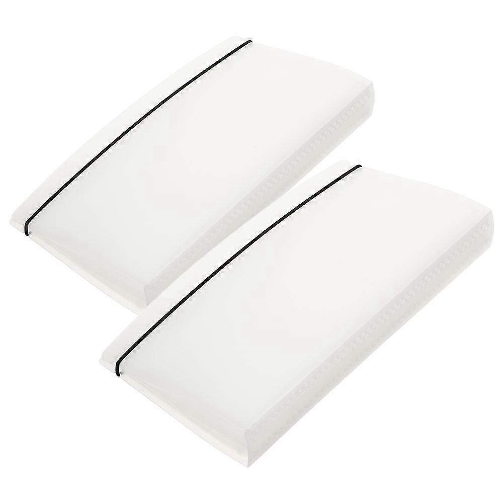 2Pcs Multi-Function Album for Movie Tickets with Durable Storage Holder