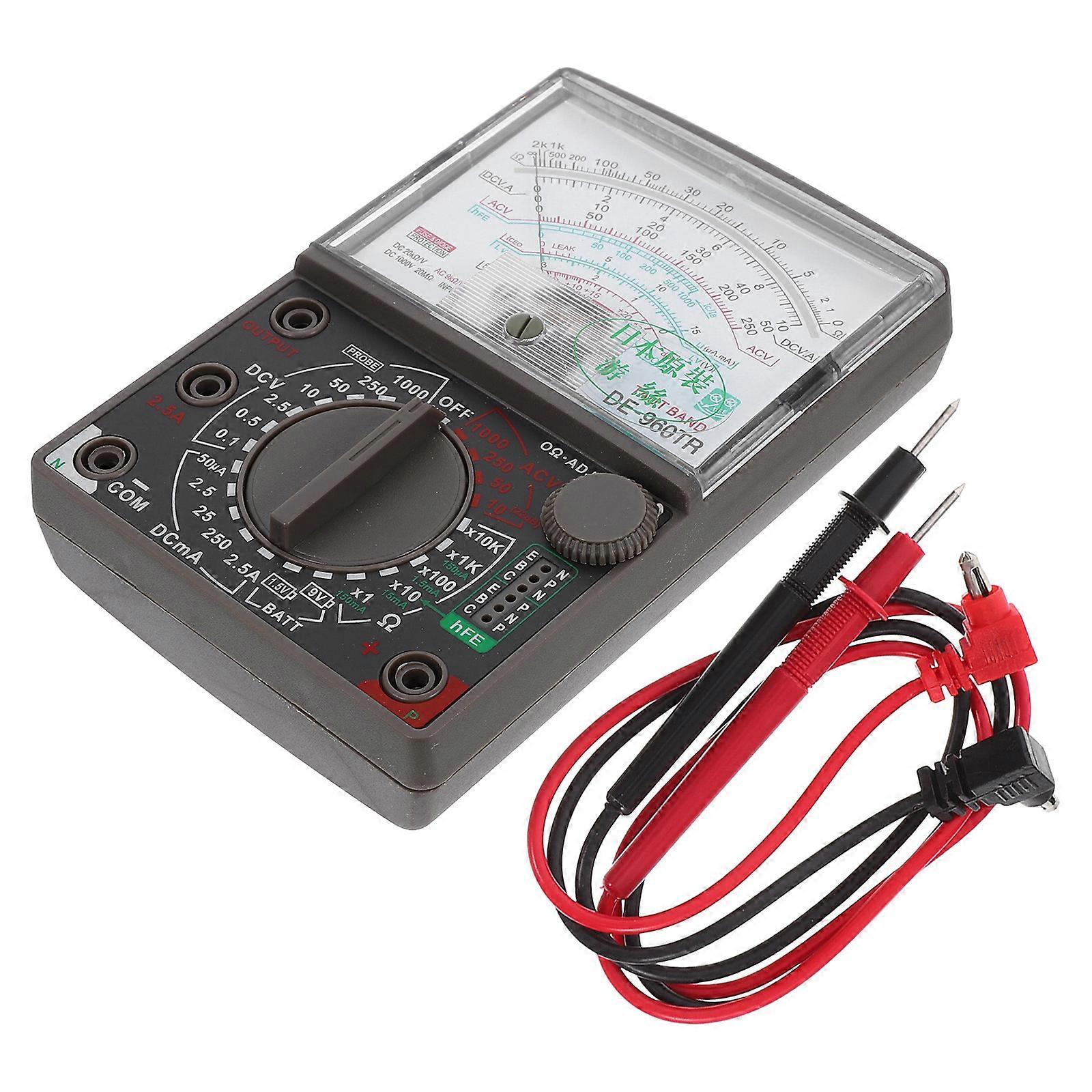 High Precision Analog Multimeter for Voltage Current Testing Portable Device