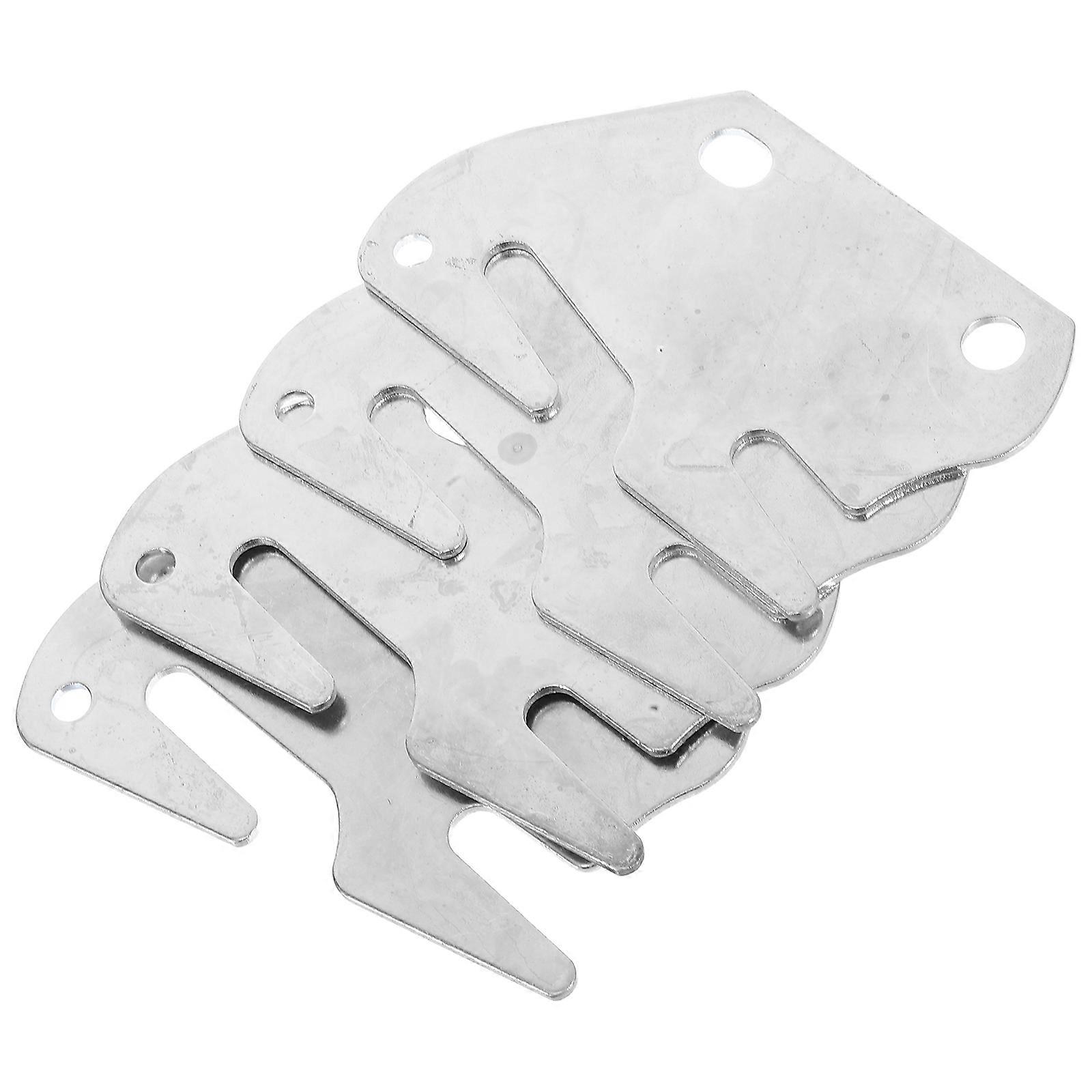 Wood Bed Rail Hook Plates for Headboard Attachment 12Pcs Metal Brackets