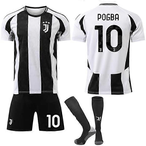 Maillot domicile Juventus FC 24-25, équipement de football pour enfants et adultes, n° 10 POGBA 24