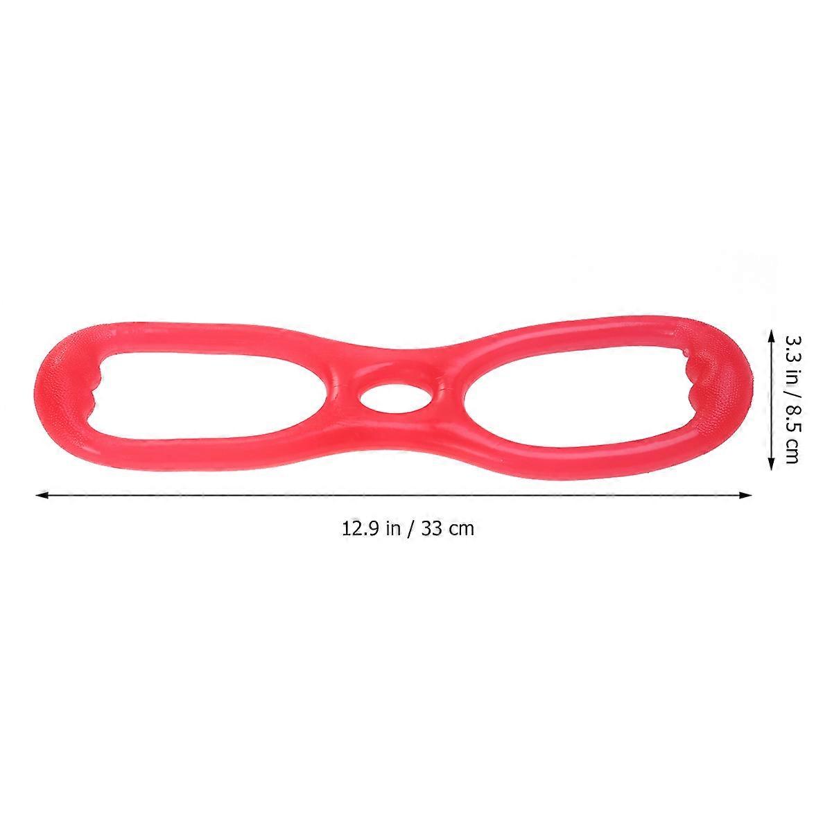 Resistance Bands With Handle Muscle Resistance Training Compact Portable For Gym Workouts Red 1Pack