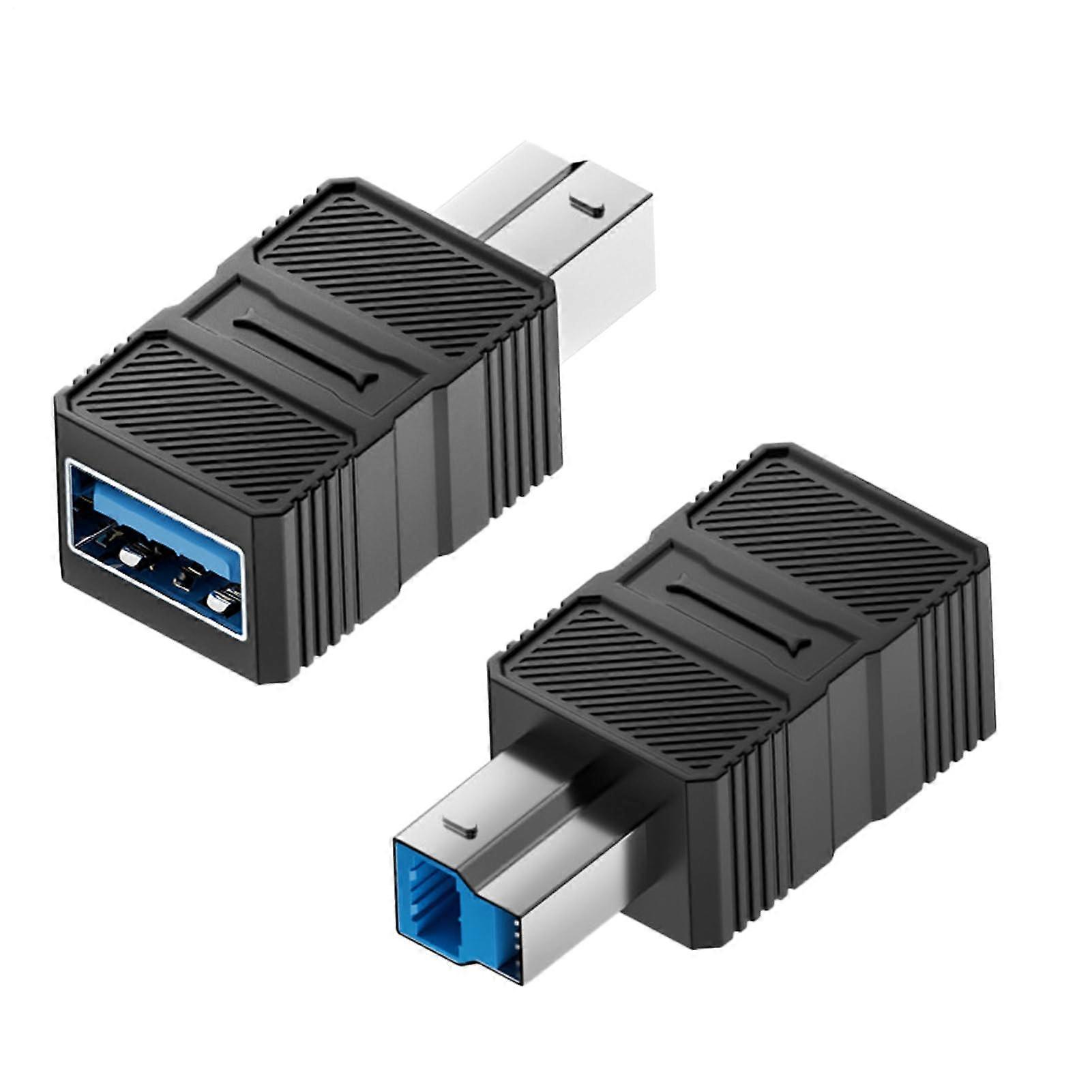 External Hard Drive Adapter USB 3.0 A Female To B Male Connector PlugAndPlay Speed Data Transfer For Scanner Hub