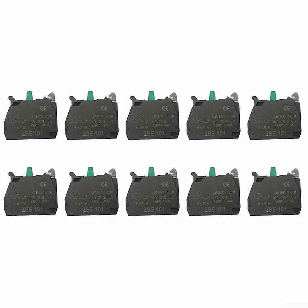 ZBE101 ZBE102 Single Contact Block Terminals 10PCS Pack for Improved Conductivity and Compatibility with Electrical Systems