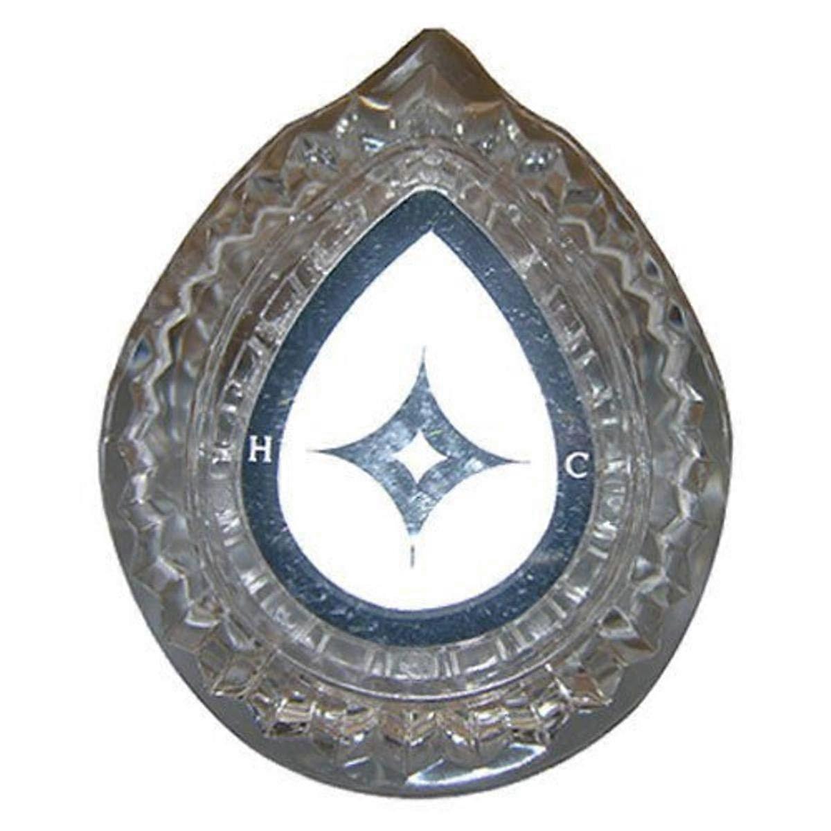 Shower Handle Replacement Clear Plastic Single Lever with Long Broach Screw Easy Install for Moen