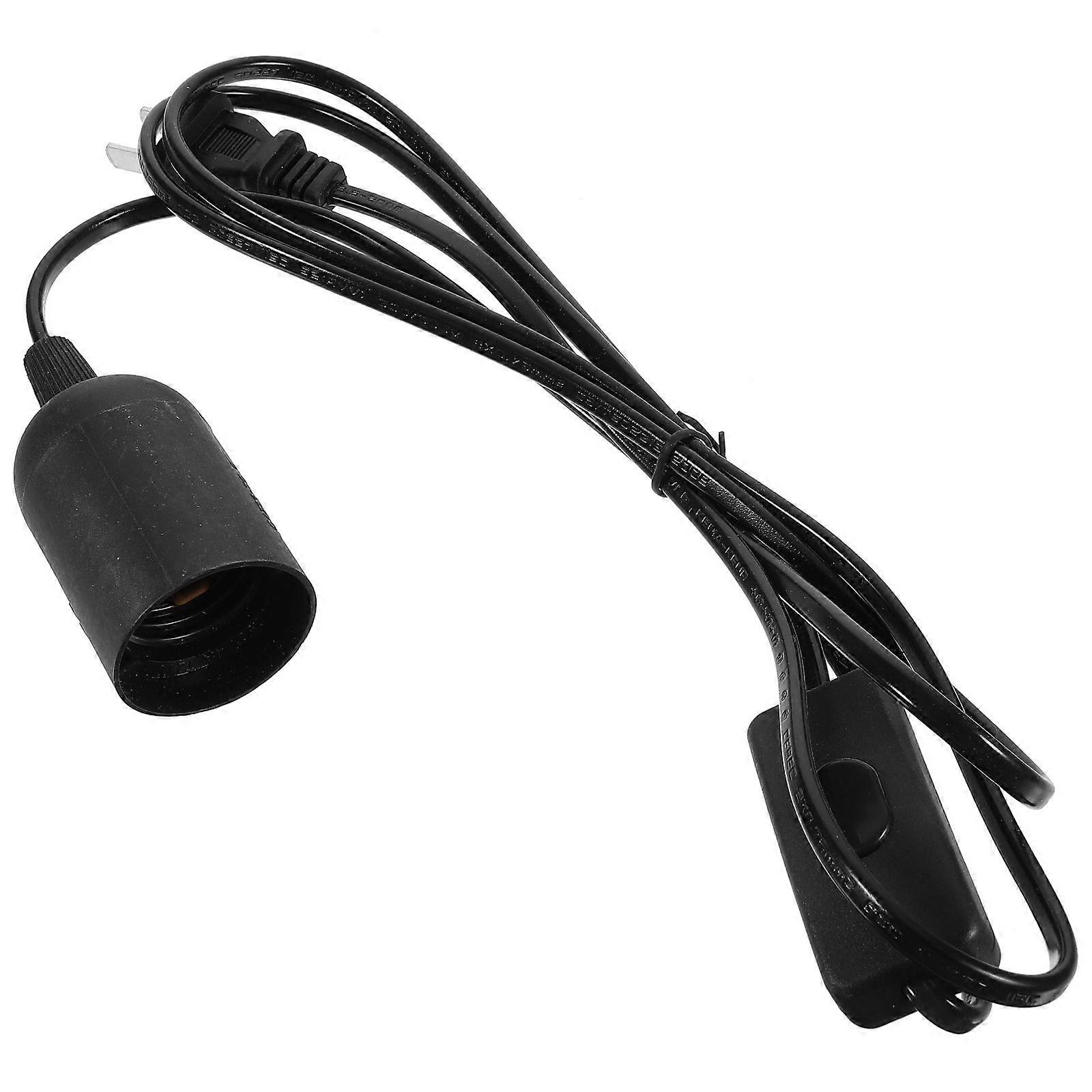 2pcs Lamp Cord With Pendant Light Cord Light Bulb Plug In Socket US Plug