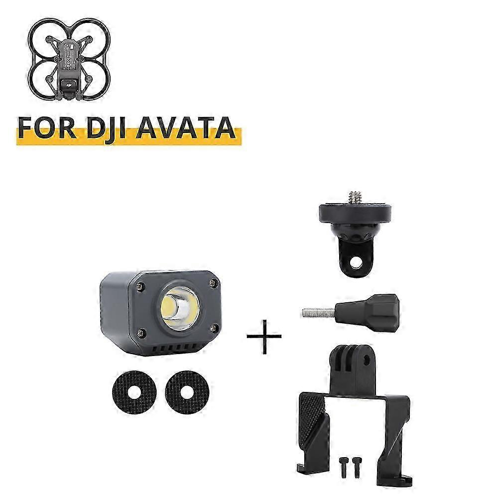 For DJI FPV Camera Top Bracket Gopro Sports Action Camera Adapter Mount Clamp Holder Fix Expansion Kit Flashlight for DJI AVATA