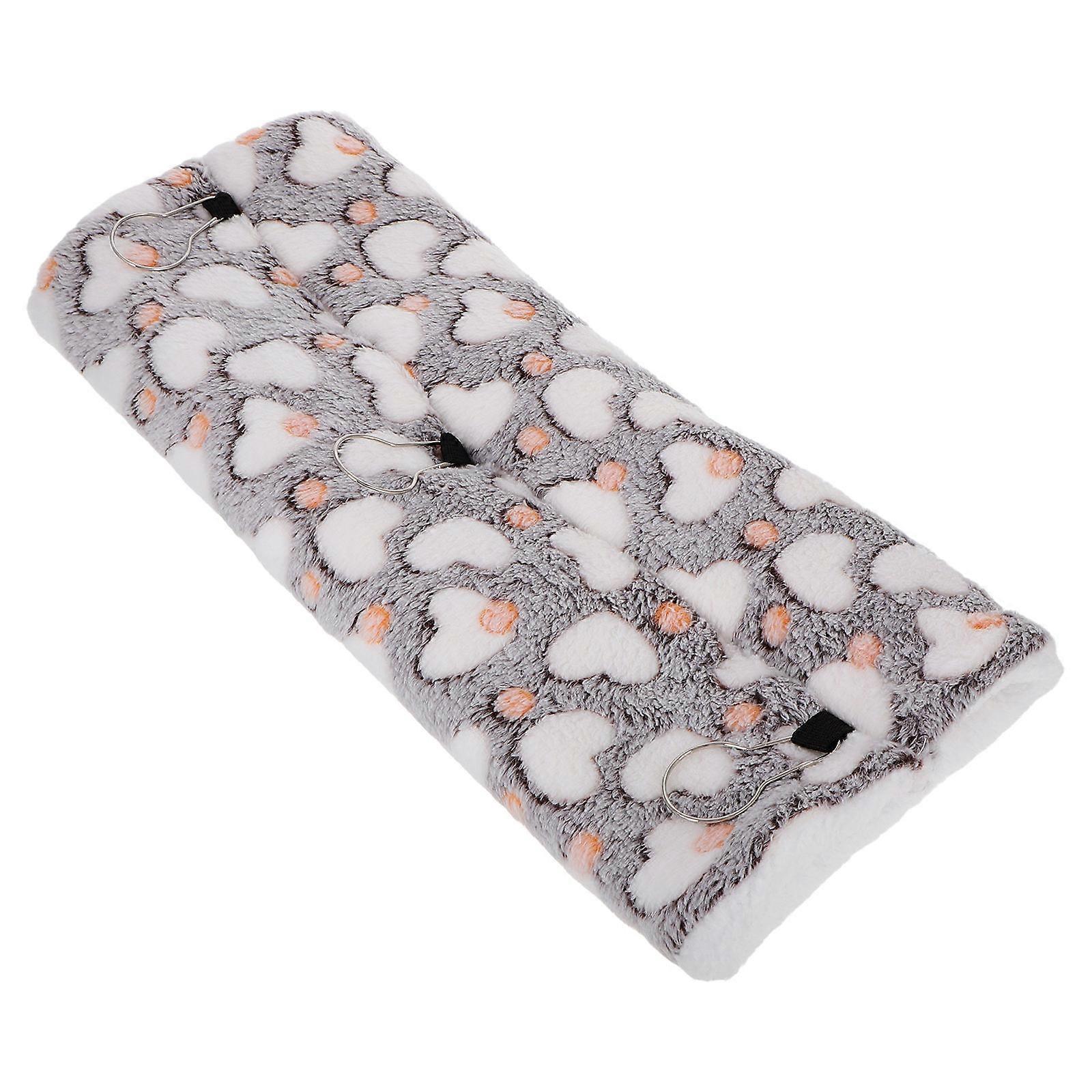 Plush Pet Hammock for Hamster Nest 3Pcs Comfortable Coffee Color