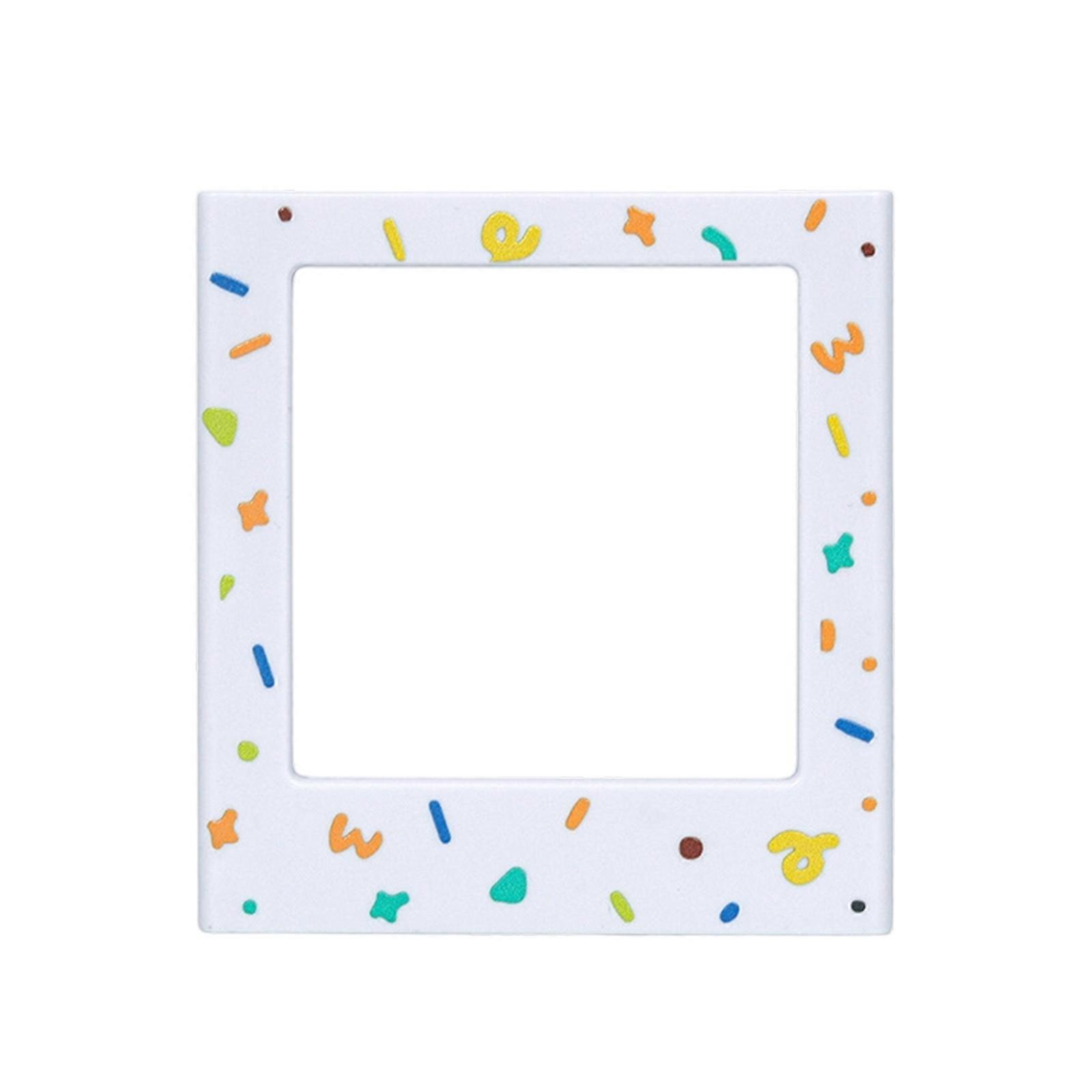 Magnetic Square Photo Stand For Instants Prints Decorative Frames Easy Use No Tools Required Decoration Solution Multicolor
