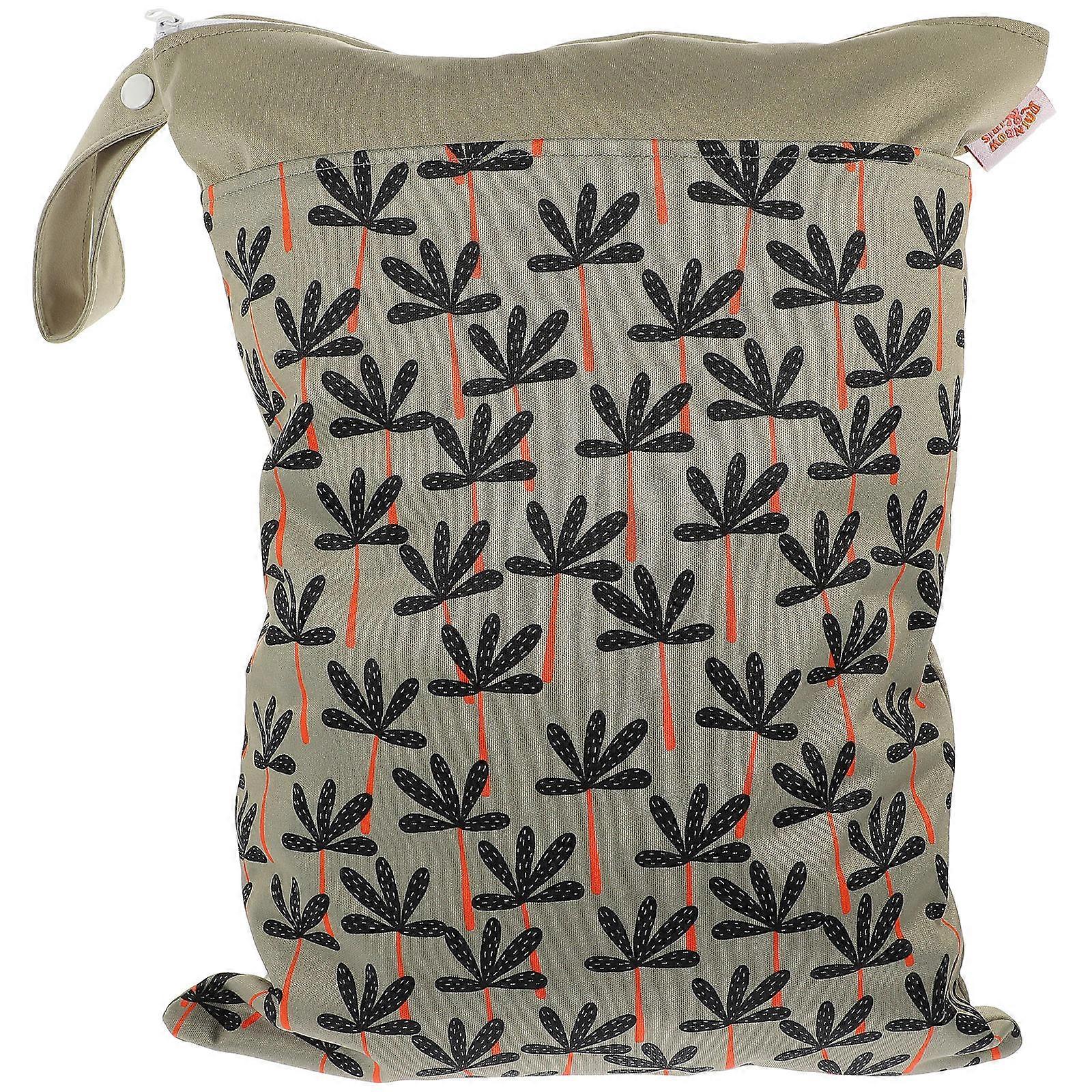 Nursery Diaper Bag for Storage Use Made of Durable PUL Material 7.5 x 4.5 Inches