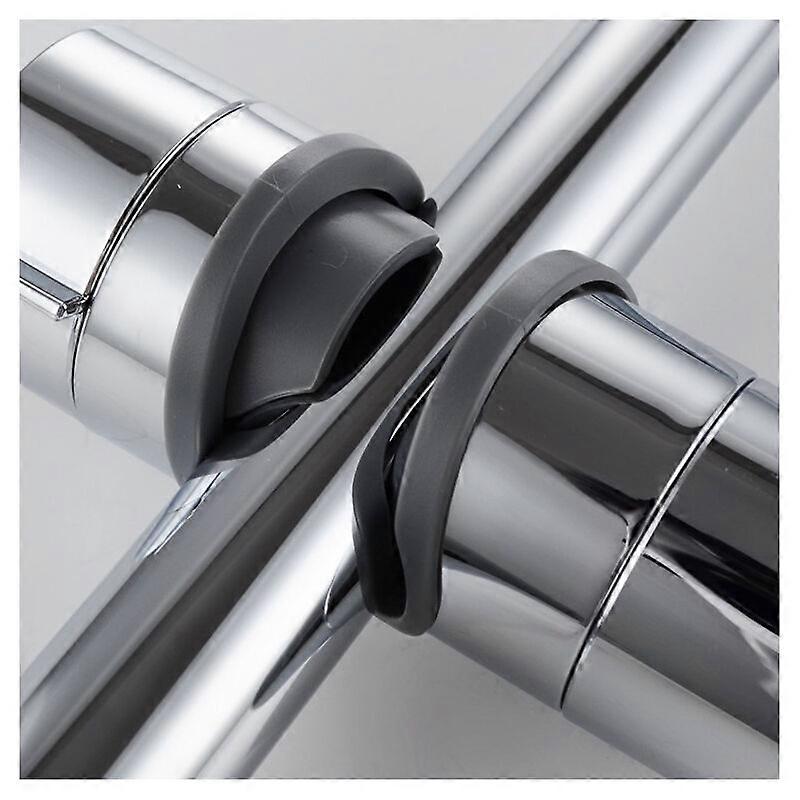 Replaceable Handheld Shower Holder, Chrome ABS Shower Head Holder, 18-25MM Diameter Adjustable-18020