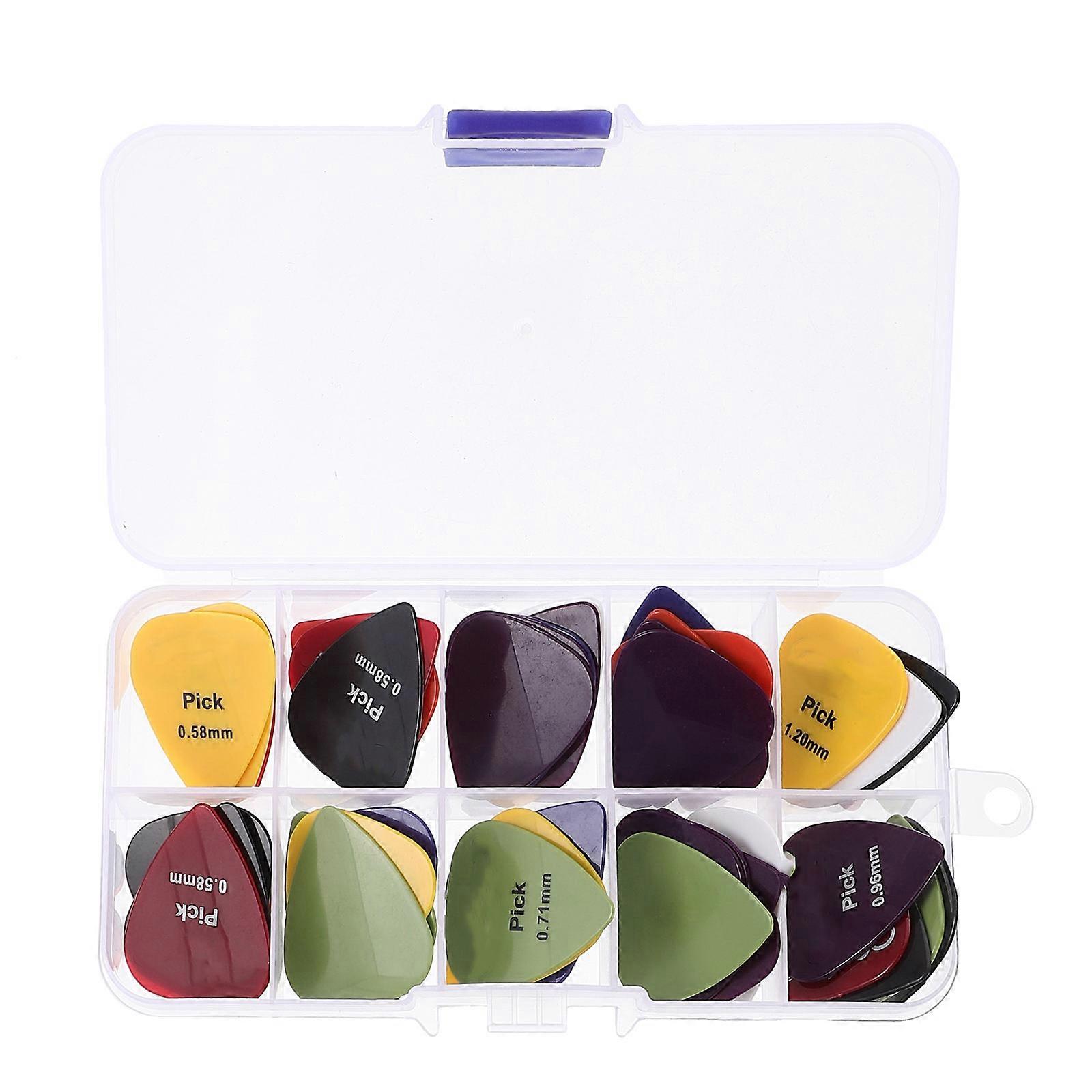 Guitar Picks Electric Guitar Picks for Performance 50Pcs with Case