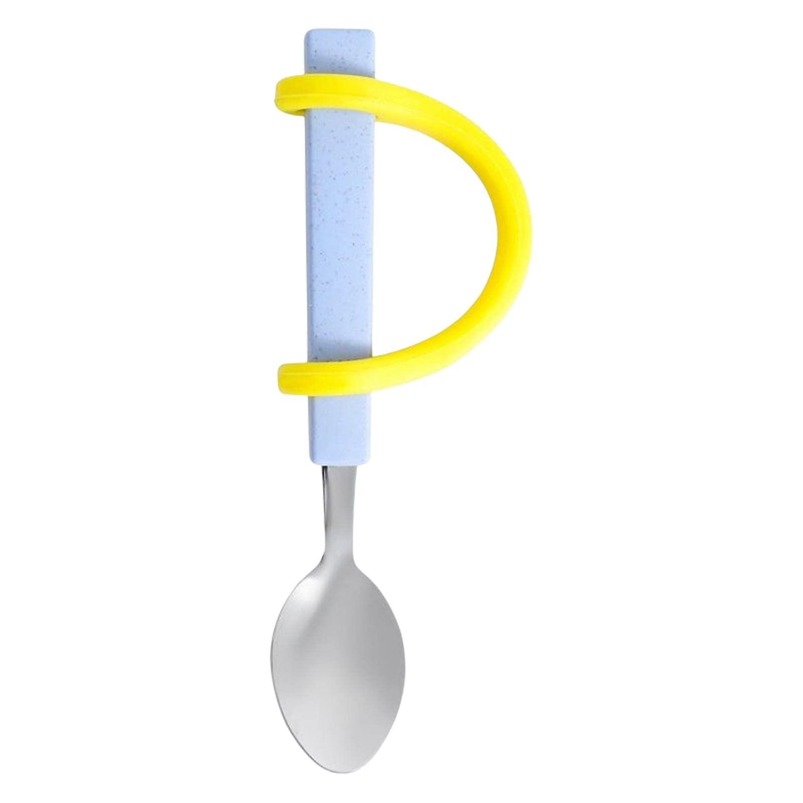 Adaptive Spoon with AntiShake Design, Ergonomic Grip and Adjustable Strap for Hand Tremors