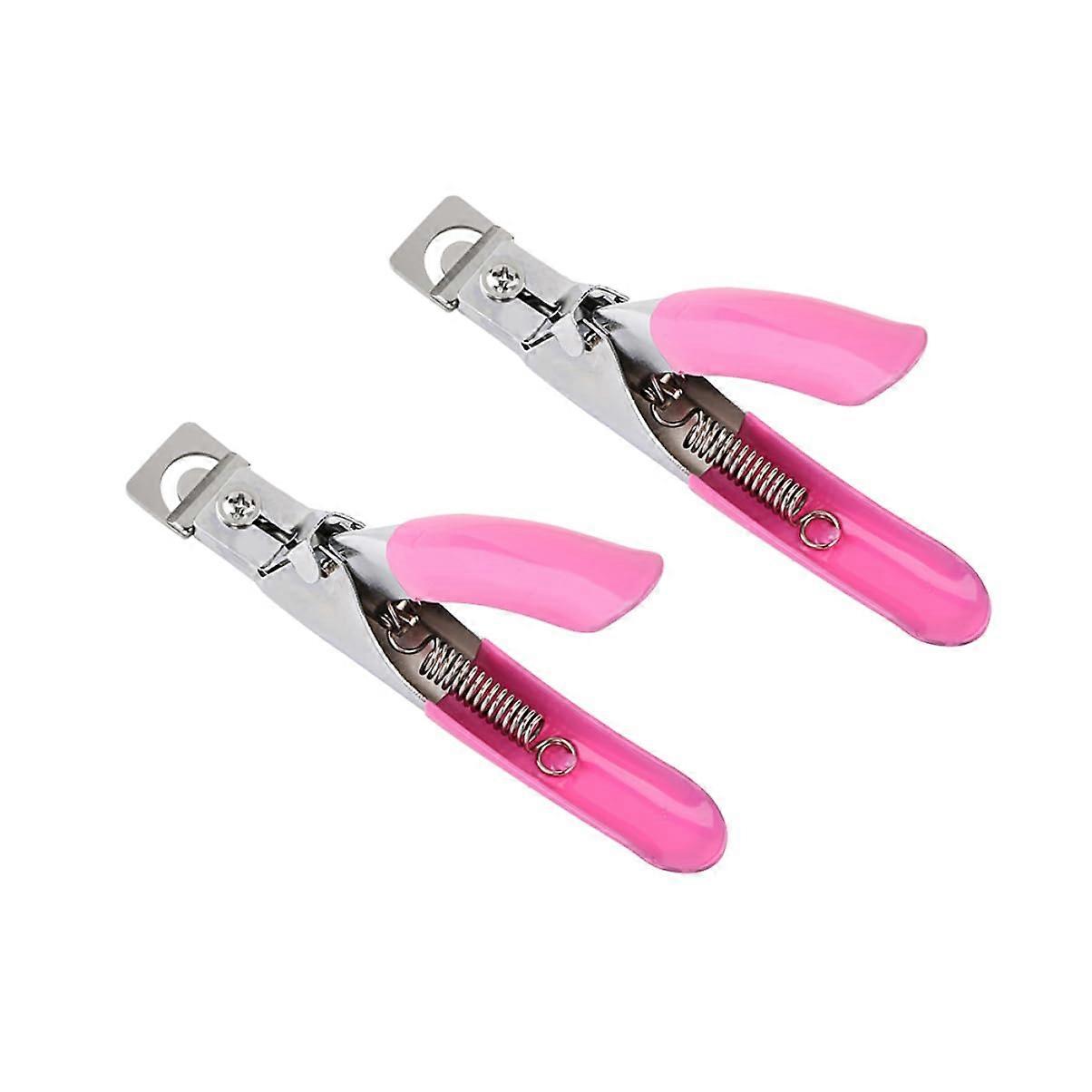 2pcs Professional Nail Clipper and Cuticle Scissors Set for Manicure with Ergonomic Grip