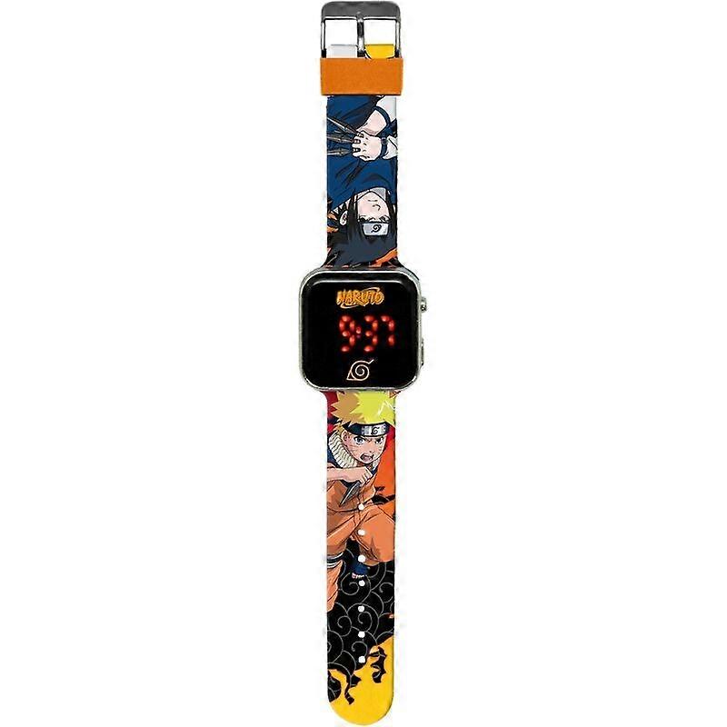 Naruto Shippuden LED watch with adjustable strap and light-up function