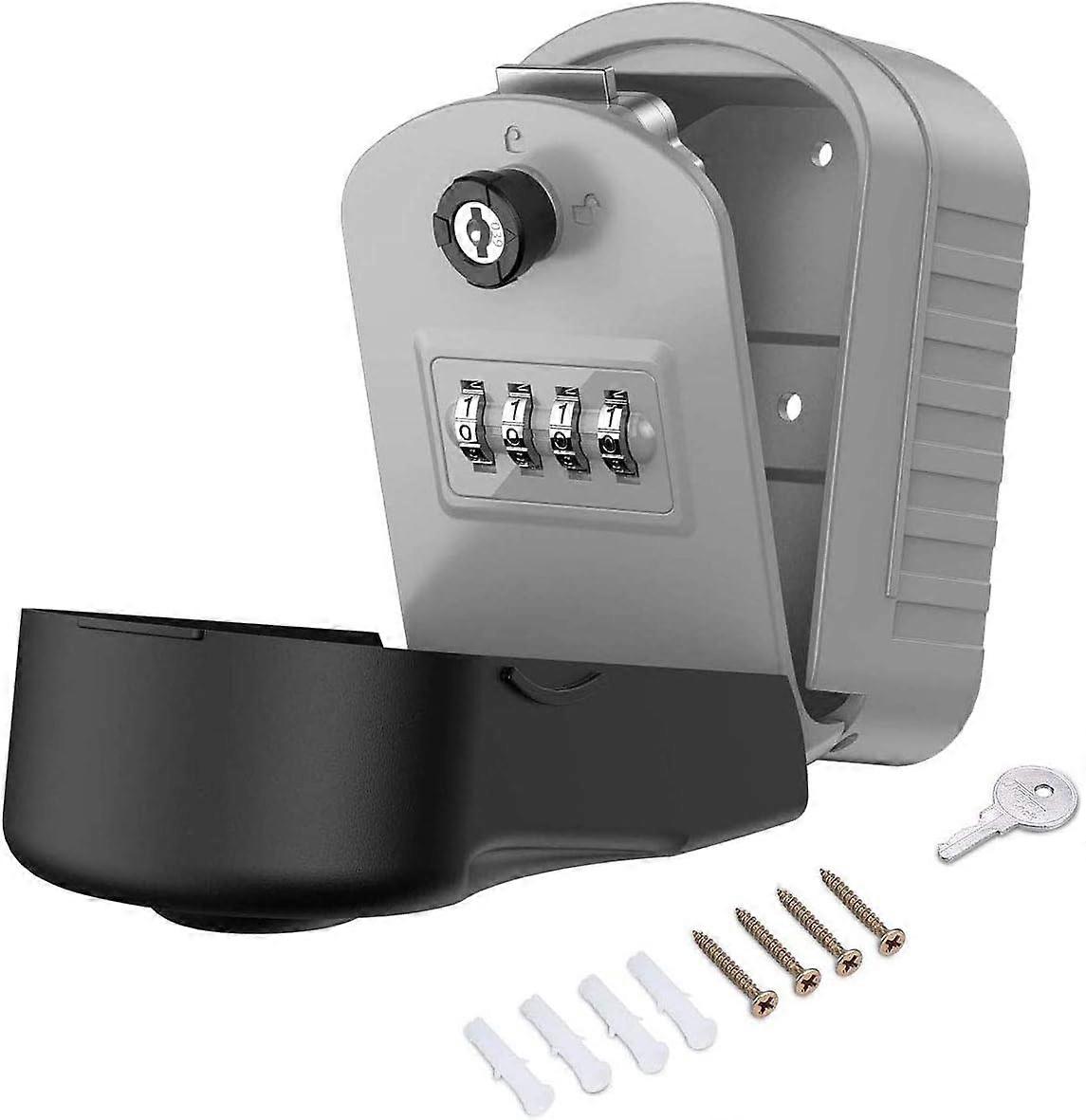 Secure Key Storage Lock Box with Emergency Unlock & Custom Code