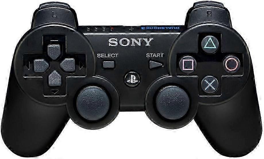 Playstation 3 Dualshock 3 Wireless Controller (Black) (Renewed)
